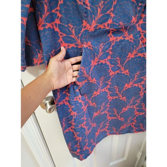 Boden Floral Fited Dress 6 - Picture 5 of 6